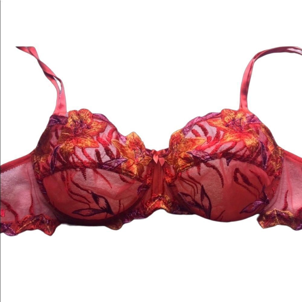 34D Lise Charmel Baisers de Fleurs (Nuit Amarante)